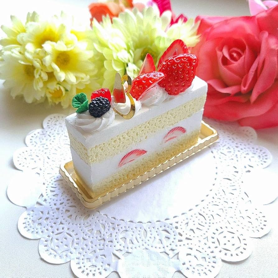 食品サンプル フェイクケーキ 不二家 オリジナルショートケーキ （L） 19cm 食品サンプル フェイクケーキ 不二家 オリジナルショートケーキ